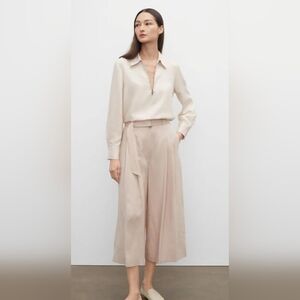 Club Monaco pale pink culottes